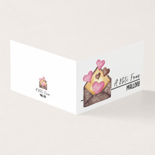 Mini-Lunchbox-Karten mit Ihrem Namen Personalisier Visitenkarten