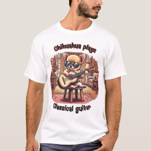 Mini-Meister-Chihuahua-Gitarrist T-Shirt