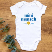 "Mini Mensch" Niedlicher jüdischer Junge Moderner 