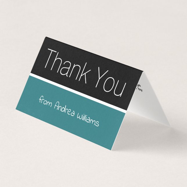 Mini Modern Budget Vielen Dank Anmerkungen (Vorderseite)