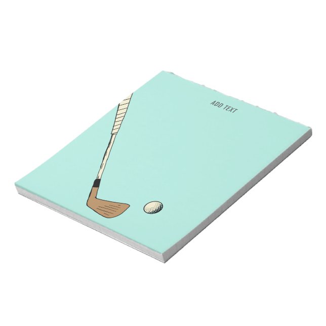 Mini Modern Vintag Golf Notizblock (Rotiert)