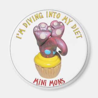Mini Mons "Diving into a diving" Magnet