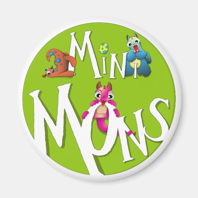 Mini Mons Logo Magnet (Vorne)