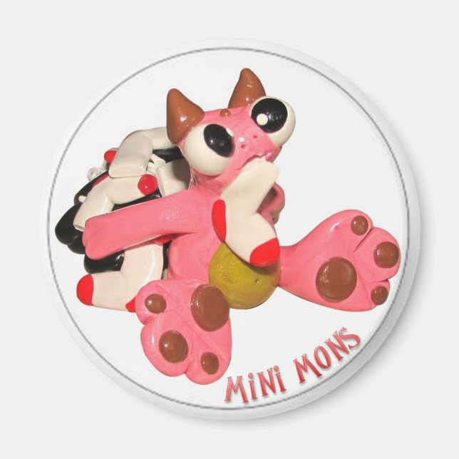 Mini Mons "Sock Monster" Magnet (Vorne)