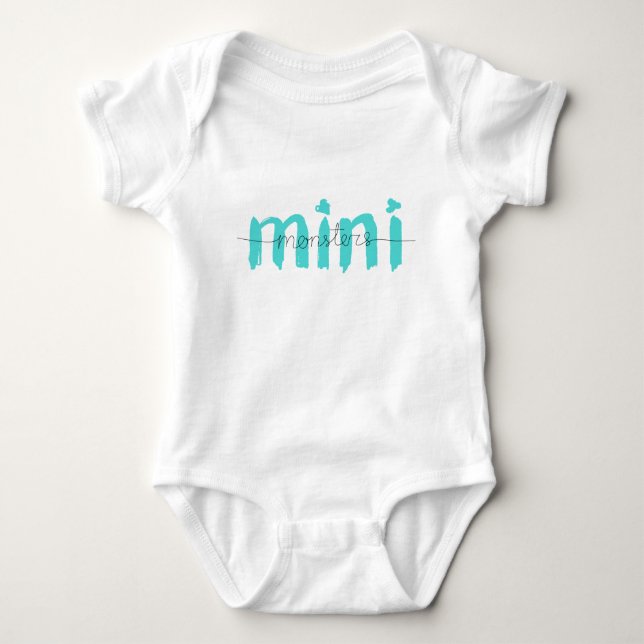Mini-Monster Baby Strampler (Vorderseite)