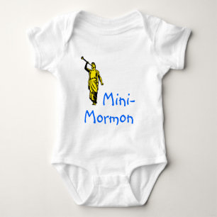 Mini-Mormone, Baby, lds, Mormone, lds Geschenke Baby Strampler