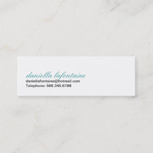 Mini-Nennende Karten Paisleys