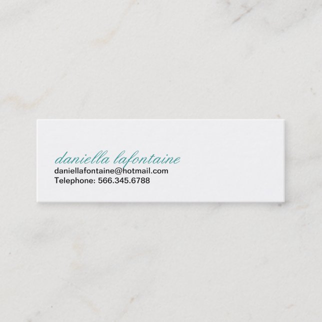 Mini-Nennende Karten Paisleys (Vorderseite)