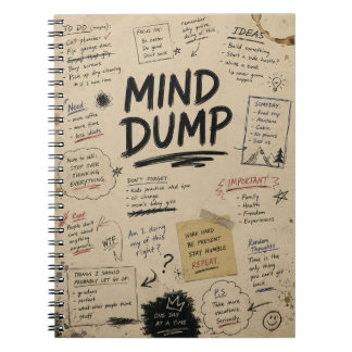 Mini-Notizbuch für Gedanken-Dump Notizblock