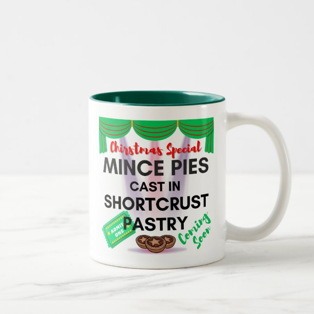 Mini-Pies in Backwaren mit Kruste 2 Zweifarbige Tasse (Rechts)