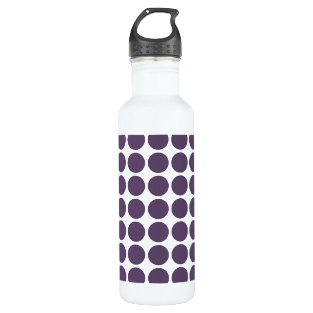 Mini Polka Dots Edelstahlflasche (Vorderseite)