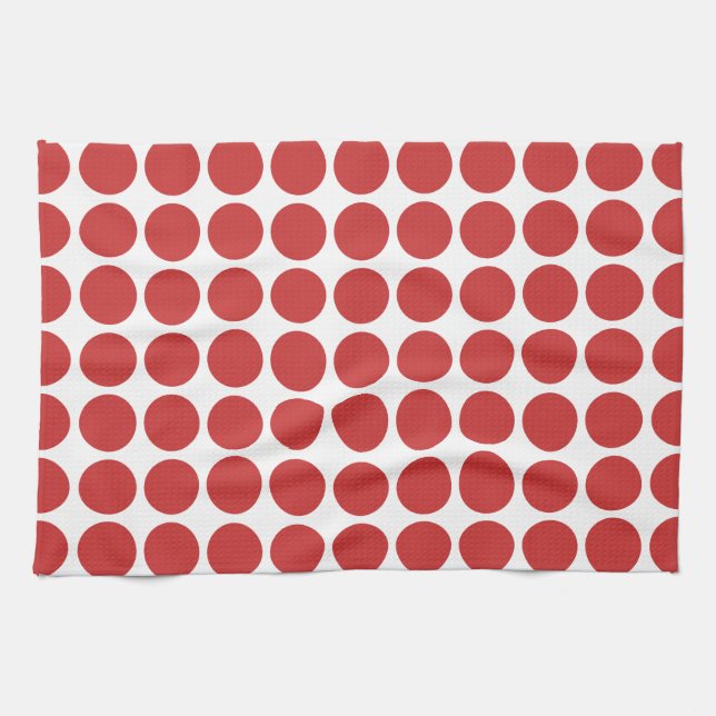 Mini Polka Dots Handtuch (Horizontal)