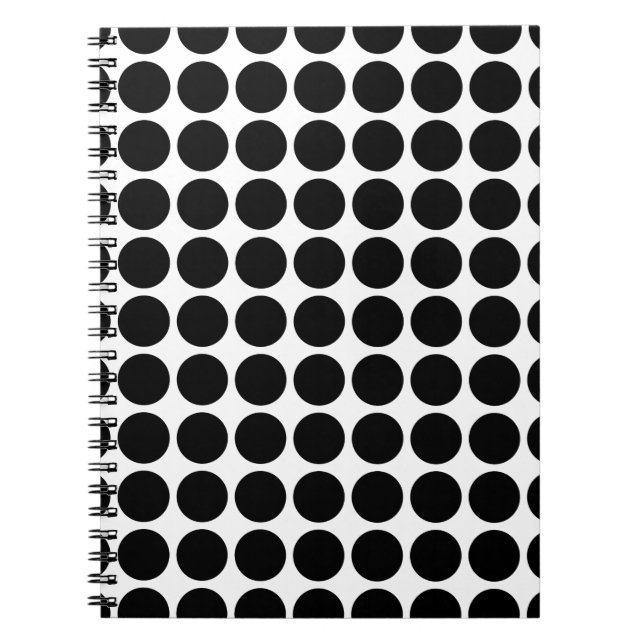 Mini Polka Dots Notebook Notizblock (Vorderseite)