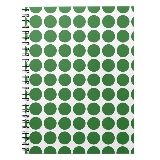 Mini Polka Dots Notebook Notizblock (Vorderseite)