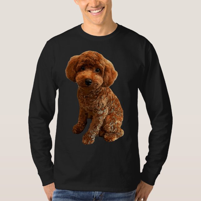 Mini Poodle Golden Doodle T-Shirt (Vorderseite)