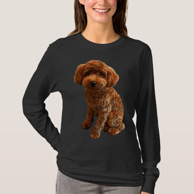 Mini Poodle Golden Doodle T-Shirt (Vorderseite)