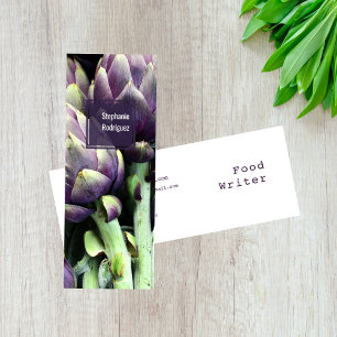 Mini Portrait Food Business Card Visitenkarte