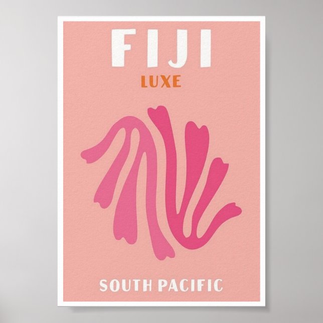 Mini Poster - Fidschi Luxe (Vorne)