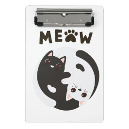 Mini Prancheta Meow da Mon Petit Livre Mini Klemmbrett