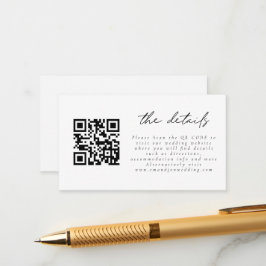 Mini QR Code Einfache Skripteinsätze Begleitkarte