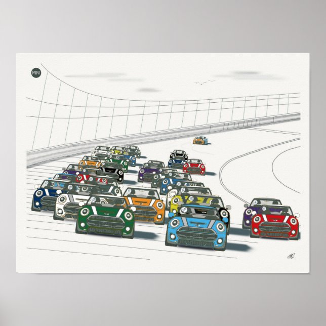 Mini Racing Track 1 Poster (Vorne)