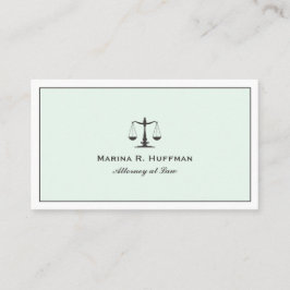 Mini-Rahmen Justiz Skala Beruflich Visitenkarte