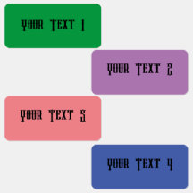 Mini Rectangle Waterproof Label