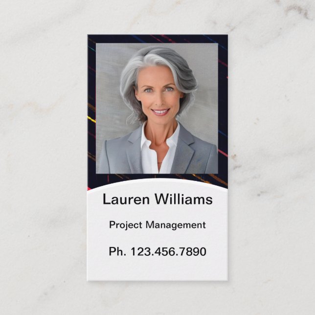 Mini Resume Card | Netzwerkkarte Telefonnummerkarte (Vorderseite)