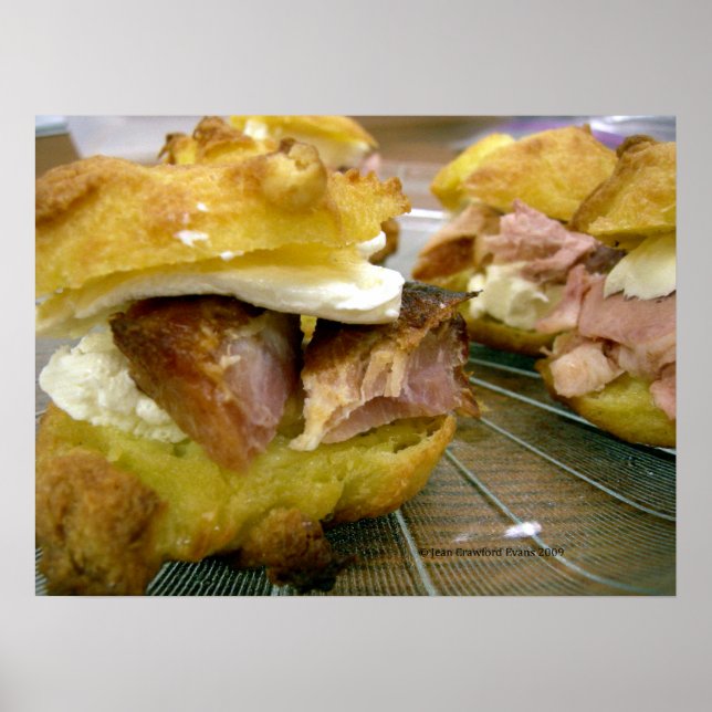 Mini-Schinken und Käse Poster (Vorne)