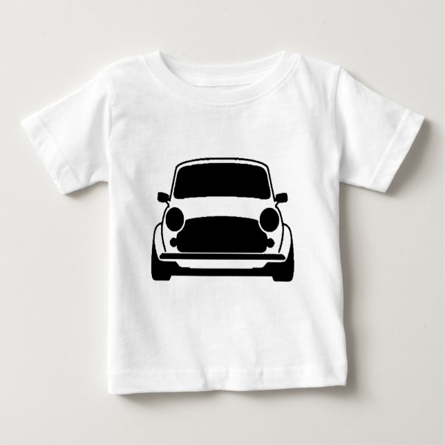Mini schlichtes und einfach baby t-shirt (Vorderseite)