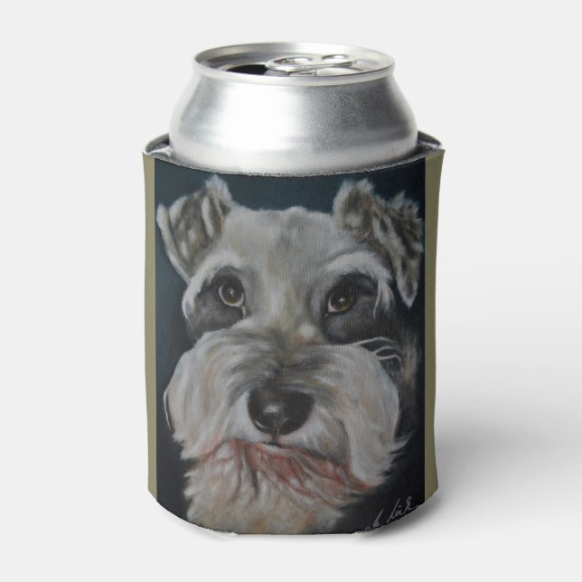 Mini Schnauzer Cooler Dosenkühler (Kanne Vorderseite)