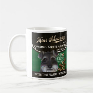 Mini-Schnauzer-Marke – Unternehmen für biologische Kaffeetasse