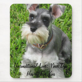 Mini-Schnauzer-Modepolster Mousepad