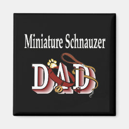 Mini Schnauzer Papa Magnet