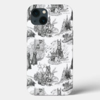 MINI SCHNAUZER Terrier Black Toile