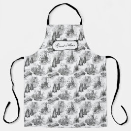 MINI SCHNAUZER Terrier Black Toile w/Customizing Schürze