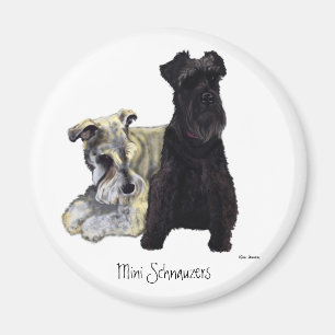 Mini Schnauzers - Magnet