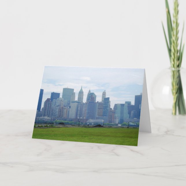 Mini Skyline (leere Grußkarte) Karte (Vorderseite)
