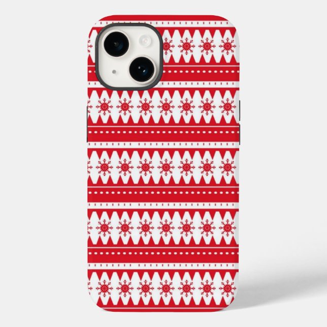 Mini Snowflakes Handy Case (Rückseite)