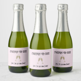 Mini Sparkling Wine Custom Wein Flasche Label