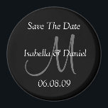 Mini speichert die Datumsmagnete Magnet<br><div class="desc">Besuchen Sie ArtisticPostage. Diese Save The Date Magnete Vorlagen können einfach vom glücklichen Paar angepasst oder personalisiert werden. Zu den Personalisierungs- und Anpassungsoptionen zählen Fotos,  Bilder,  Monogramme oder Monogramme und/oder die Namen der Braut und des Bräutigams.</div>
