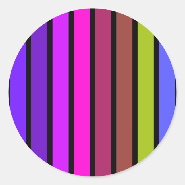 Mini-Spektrum 2 Runder Aufkleber (Vorderseite)