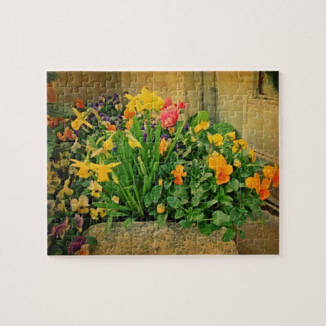 Mini Springtime Garden Puzzle (Horizontal)