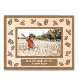 Mini Strawberries Personalisiert Geätzte Rahmen