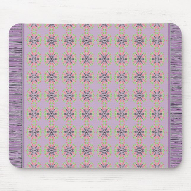 Mini Styled Flower Teppich Mousepad (Vorne)