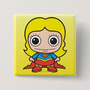 Mini-Supergirl Button