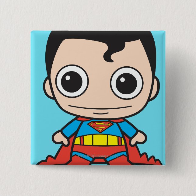 Mini-Superman Button (Vorderseite)