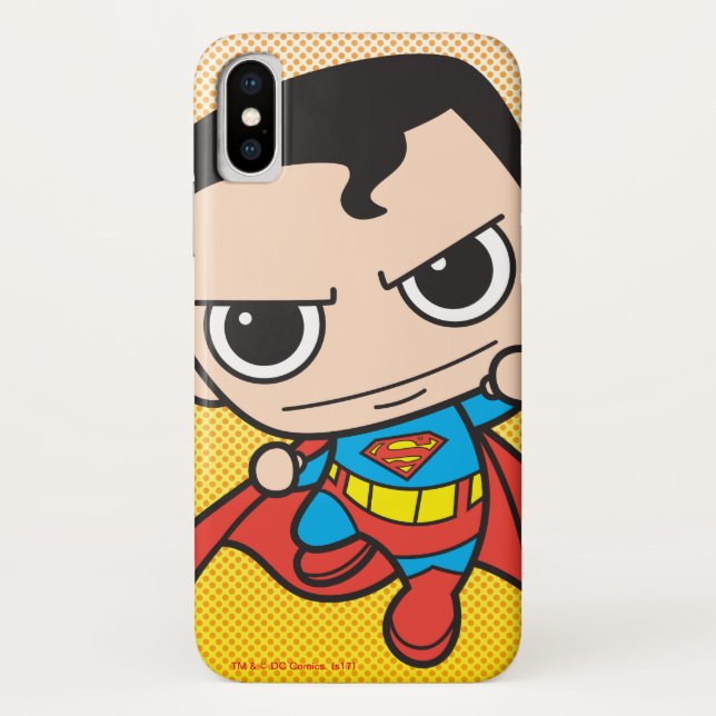 Mini Superman Flying Case-Mate iPhone Hülle (Rückseite)