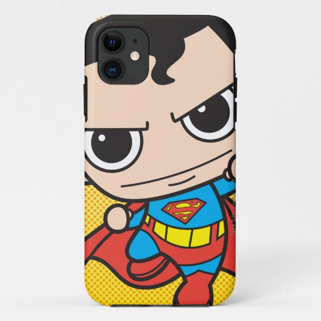 Mini Superman Flying Case-Mate iPhone Hülle (Rückseite)