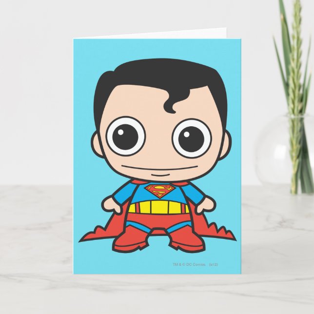 Mini-Superman Karte (Vorderseite)
